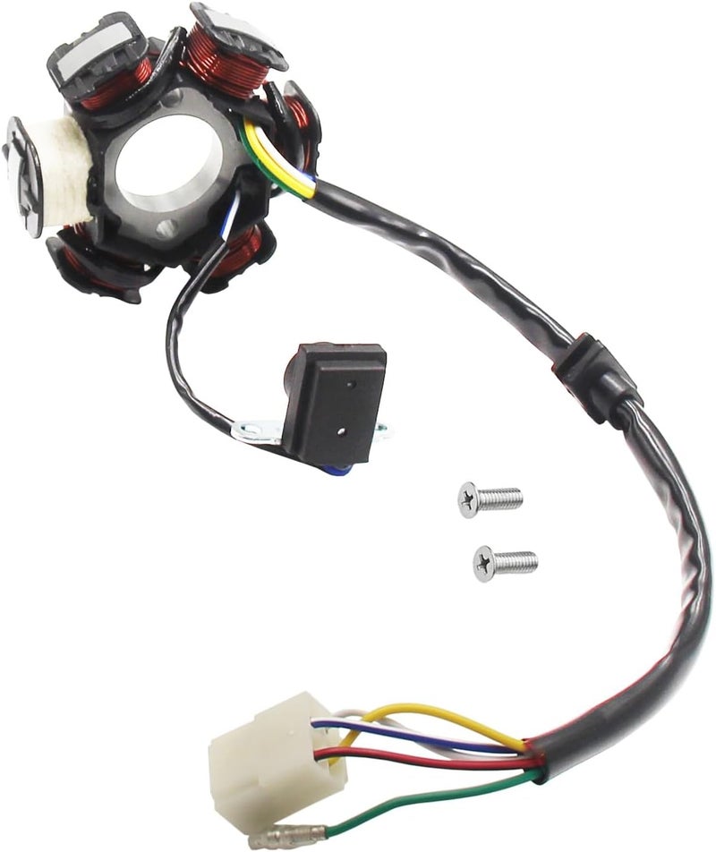 Greesp 6 Coil 5 Wires Stator for GY6 50cc 110cc 125cc 150cc Dirt Bike Scooter ATV Go Kart Moped - Image 4
